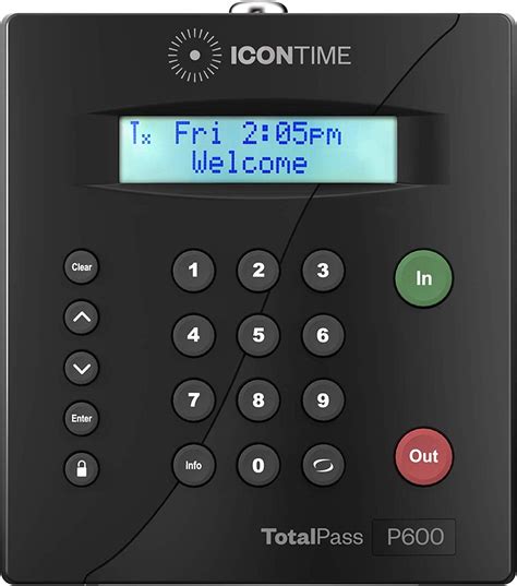 TotalPass P600 Employee Time Clock 